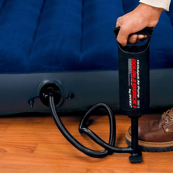 Intex Double Quick I Hand Pump, Air Pump for Inflatables - Black - Dezine Kids