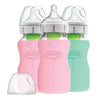 Dr.Browns Kidsland Wide Neck Glass Bottle Sleeve 270ml - Mint