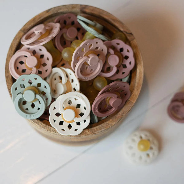 Bibs Boheme Pacifiers 2 Pack - Sage/Cloud