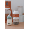 Beaba Stacked Formula Container, Airtight Multifunctional Storage Container, 4 Interchangeable Compartments, Microwave Safe - Terracotta