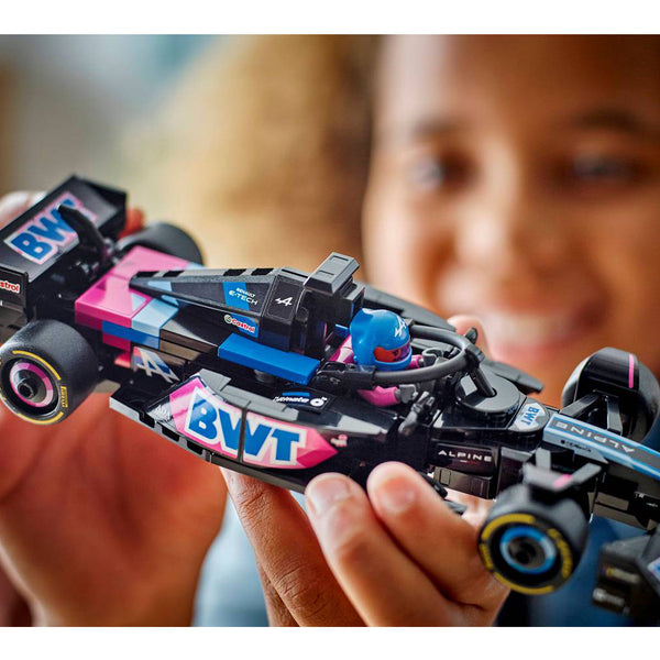 Lego Speed Champions BWT Alpine F1 Team A524 Race Car Toy Vehicle