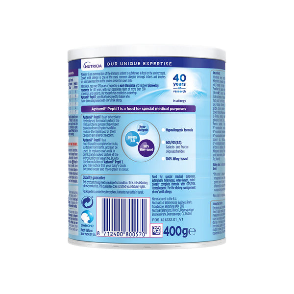Aptamil Pepti Stage 1 Formula 0-6 Months Allergy Management 400g - Dezine Kids