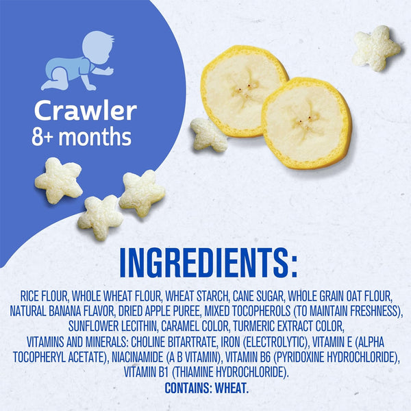 Gerber Puffs for Crawlers, 8+ months - Banana
