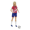 Barbie Soccer Doll, Blonde, #9 Uniform, Soccer Ball, Cleats, Socks