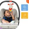 Nuluv Squirrel Soft Toy Teether, Squeaky Crinkle Squirrel Play Toy for Baby