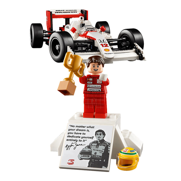 Lego Icons McLaren MP4/4 & Ayrton Senna Model Car for Adults