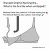 Bravado Original Nursing Bra For Cups B-D Sizes - Dove Heather