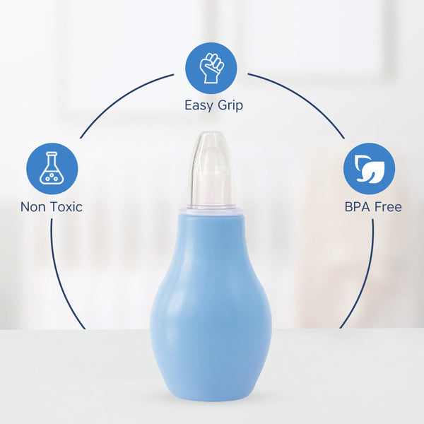 Hopop Soft Tip Baby Nose Cleaner – Gentle & Safe Nasal Aspirator - Dezine Kids