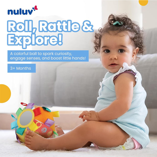 Nuluv Activity Ball for Kids Learning and Activity Playball, Infant, and Preschool Toy