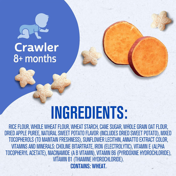 Gerber Puffs for Crawlers, 8+ months - Sweet Potato
