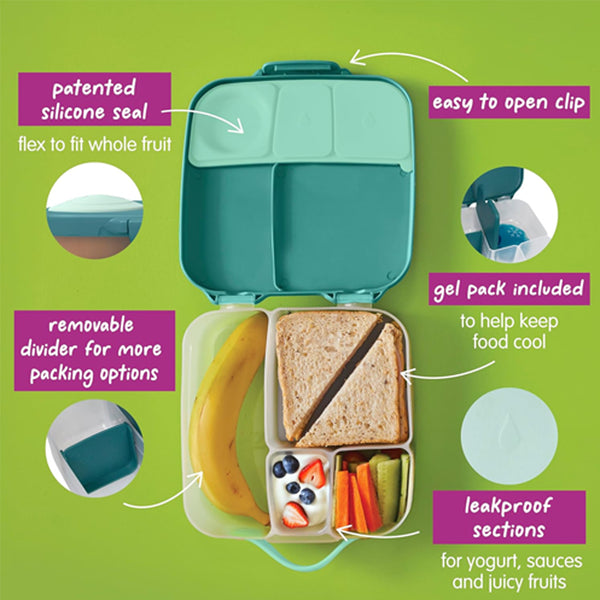 B.Box Lunch Box - Emerald Forest Green