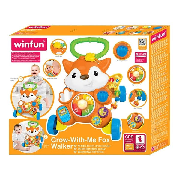 Winfun Grow With Me Fox Walker 2 Play Modes with Lights