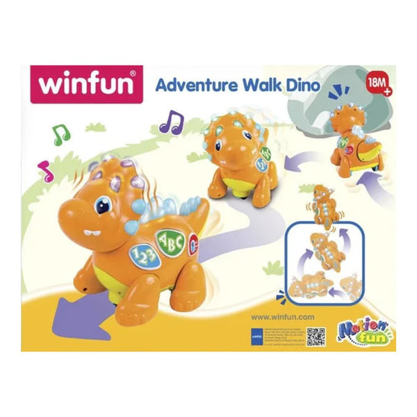 Winfun Adventure Walk Dino Bump & Go Walking Dinosaur Toy