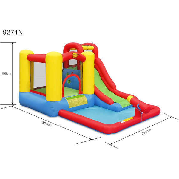 Happy Hop Jump & Splash Adventure Zone With Cannon for Kids Ages 3 Years and Up