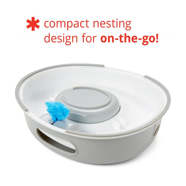 Skip Hop Potty Training Go Time 3 in 1 Potty - White & Grey