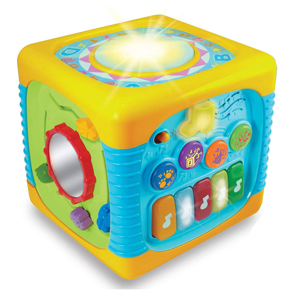 Winfun Music Fun Activity Cube 6Face Learning Toy with Lights