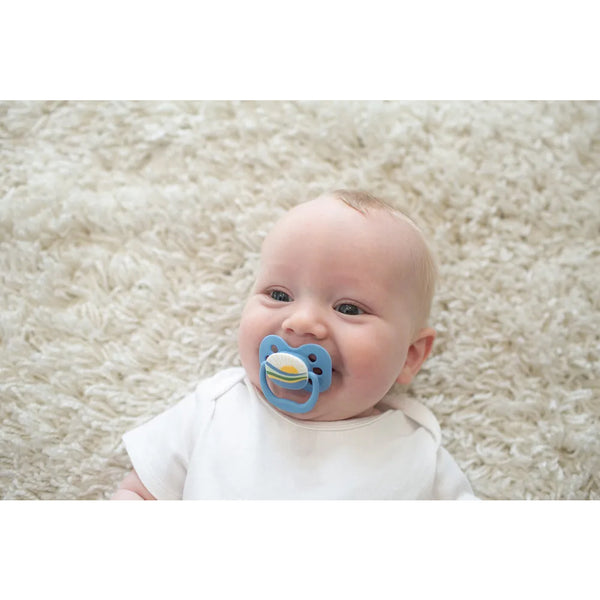 Dr.Browns Blue Space Advantage Pacifiers Stage 1, Pack of 2 - Blue Sunrise - Dezine Kids