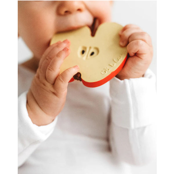 Oli & Carol Pepita The Apple Natural Rubber Teether