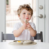 EzPz Mini Utensils for Toddlers (Spoon & Fork) - Oat