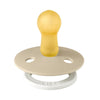 Bibs Colour GLOW Pacifiers 2 Pack - Vanilla/Dark Oak