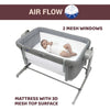 Chicco Next2Me Magic Evo Co Sleeping Crib - Dark Grey