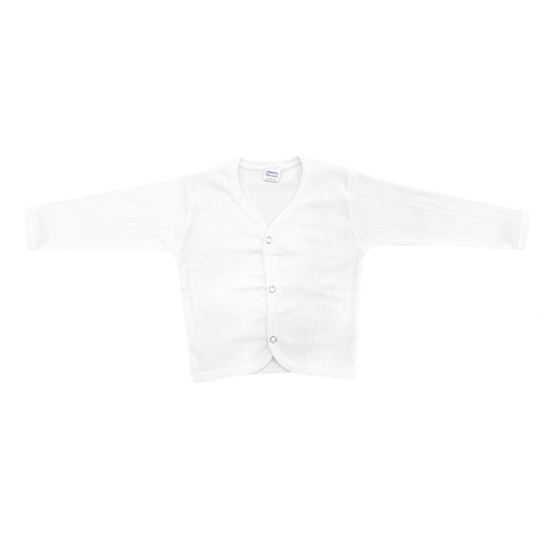 Hopop Baby 100% Cotton Soft & Warm Front Open Thermal Full Sleeves Vest