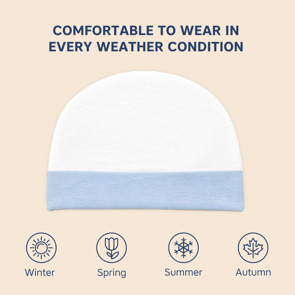 Hopop Soft & Comfortable Cotton Baby Caps - Dezine Kids