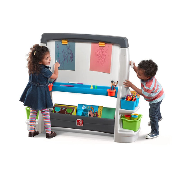 Step2 Jumbo Art Easel - Multicolor - Dezine Kids