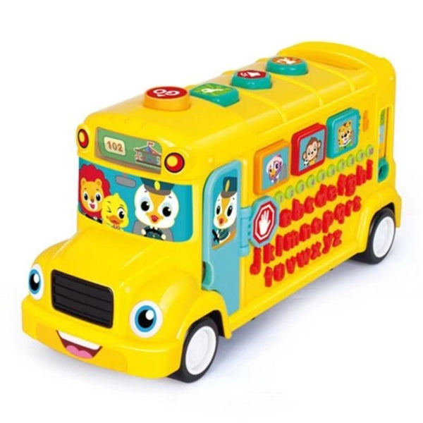 Hola Learning School Bus Activity Toy - Dezine Kids
