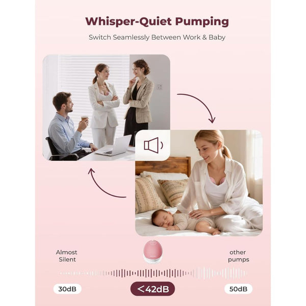 Momcozy M9 Mobile Flow Wearable Double Electric Breast Pump - Dezine Kids