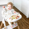 Bibado Long Sleeve Coverall Weaning Bib - Serengeti White