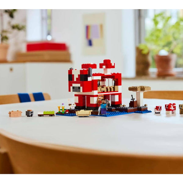 Lego Minecraft The Mooshroom House Island Gamer Kit Toy for Kids