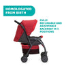 Simplicity Plus Stroller - Scarlet Red - Dezine Kids