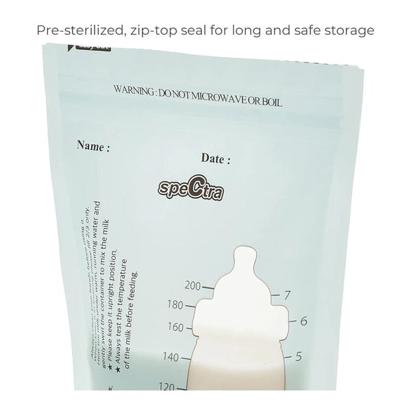 Disposable Breast Milk Storage Bags, 200 ml - 30 pcs - dezinekids.com
