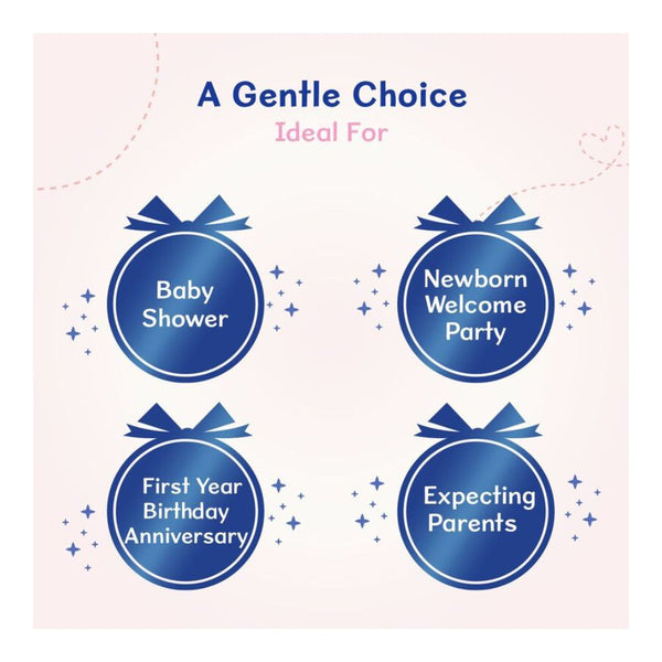 Baby Caring Pink New Born Gift Set-Pack Of 7-Gift For Baby Shower & Baby Birthday- Pink - Dezine Kids