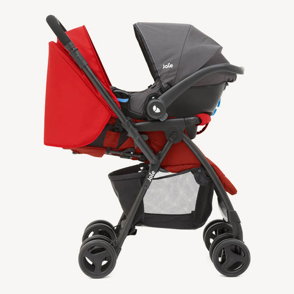 Joie Mirus Lightweight Baby Stroller, Pram with Reversible Handle - Lychee - Dezine Kids