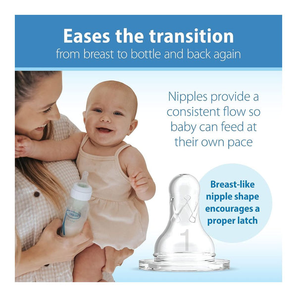 Dr. Browns Options+ Anti-Colic Glass Feeding Bottle - Dezine Kids