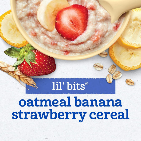 Gerber Cereal for Crawlers, 8+ months - Oatmeal Banana Strawberry