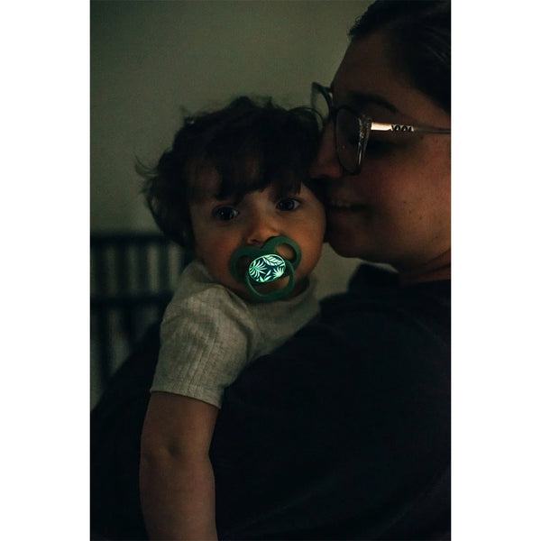 Dr.Browns Blue Advantage Pacifiers Stage 2 Glow in the Dark, Pack of 2 - Blue Nature - Dezine Kids