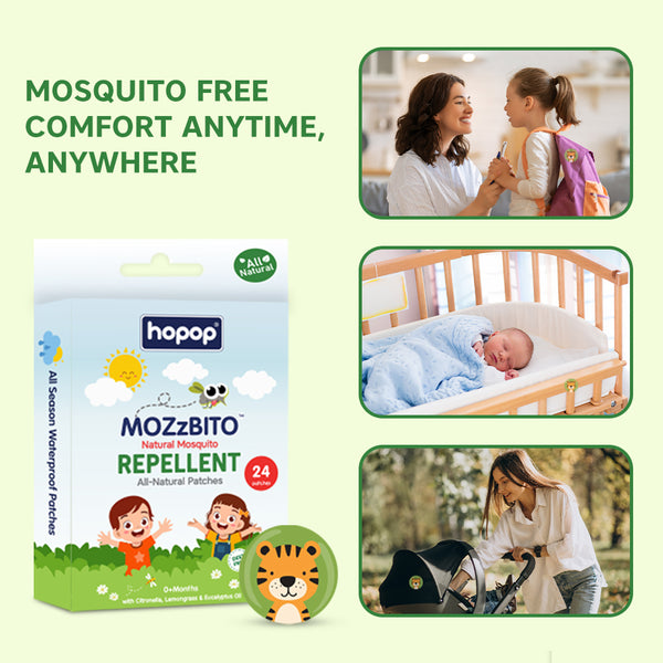 Hopop Mozzbito Natural Mosquito Repellent Patches 24 Patches