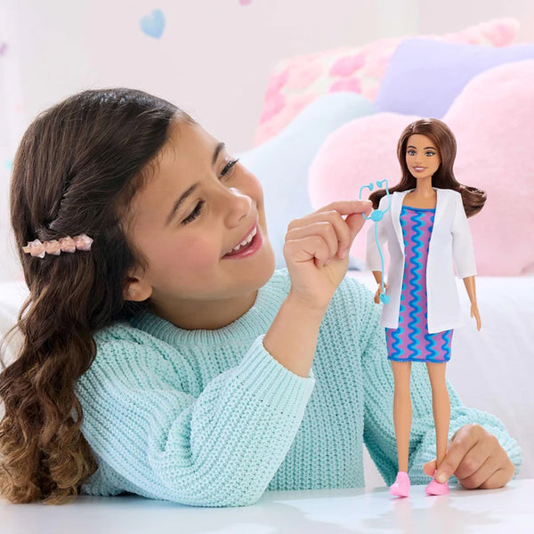 Barbie Careers Doctor Doll & Accessory, Fashion Doll Wearing Removable Look With Stethoscope
