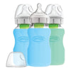 Dr.Browns Kidsland Wide Neck Glass Bottle Sleeve 270ml - Mint