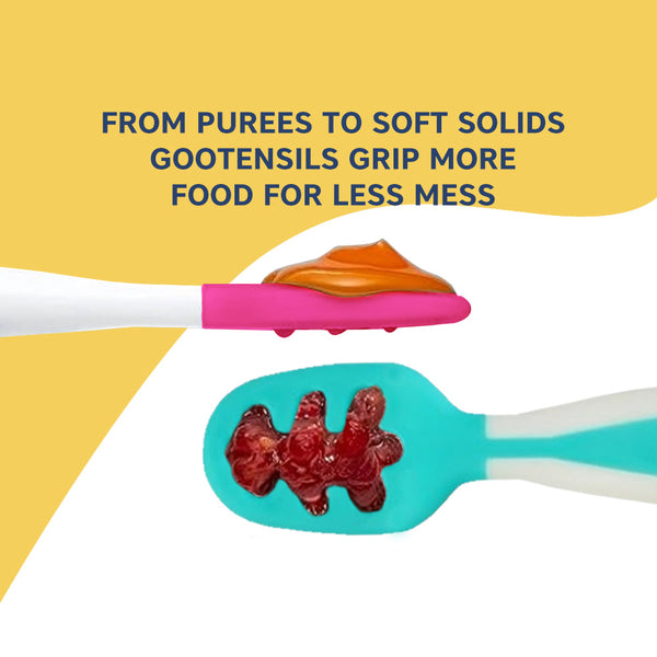 Hopop First Stage Baby Feeding Spoon – Soft, Safe & Easy to Hold - Dezine Kids
