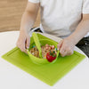 EzPz Mini Bowl 100% Food Grade Silicone Suction Bowl, Non Slip, BPA Free - Lime