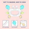 Hopop Silicone Baby Teether | Sensory Chew Toy for Gum Relief | Pack of 1- Assorted - Dezine Kids