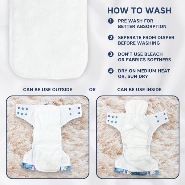 Hopop Washable & Reusable Cloth Diaper for Babies - Dezine Kids