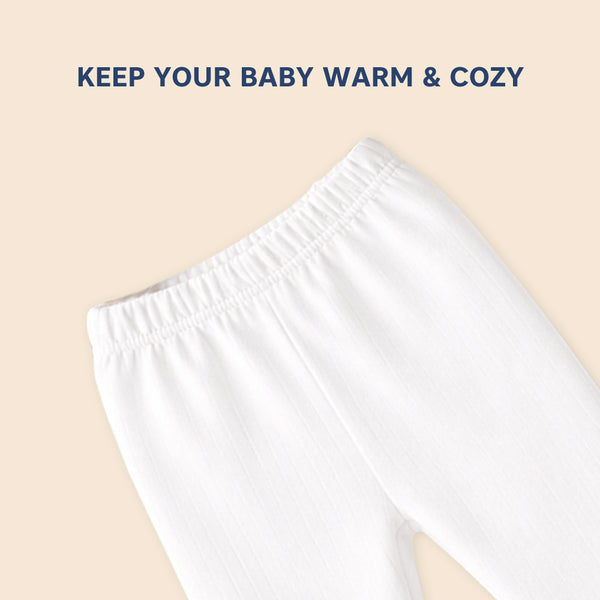 Hopop Baby 100% Cotton Soft & Warm Thermal Pajama Pants