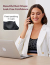 Momcozy 4 in 1 Hand Free Seamless Stretch Fabric Pumping Bra - Leopard Grey