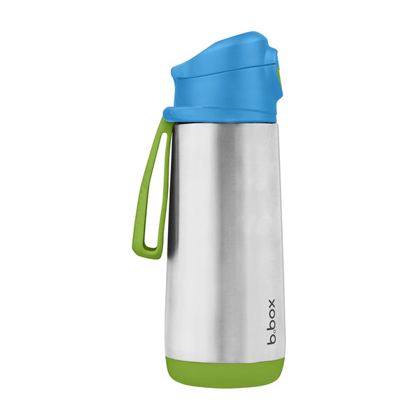 B.Box Insulated Sport Spout Drink Water Bottle 500 ml - Ocean Breeze Blue Green