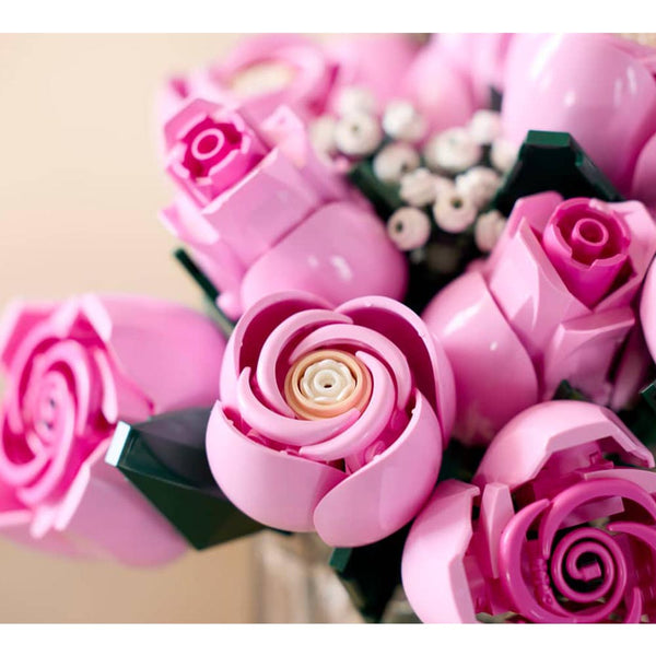 Lego Botanicals Bouquet of Pink Roses, Decorative Flowers